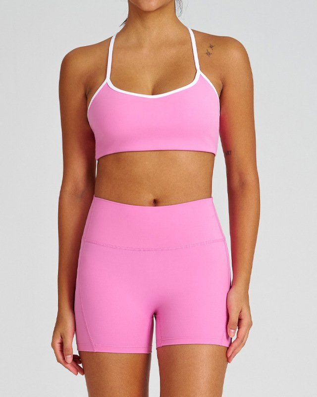 Open-Back Cami Yoga Set — yoga sets development style SD-0198