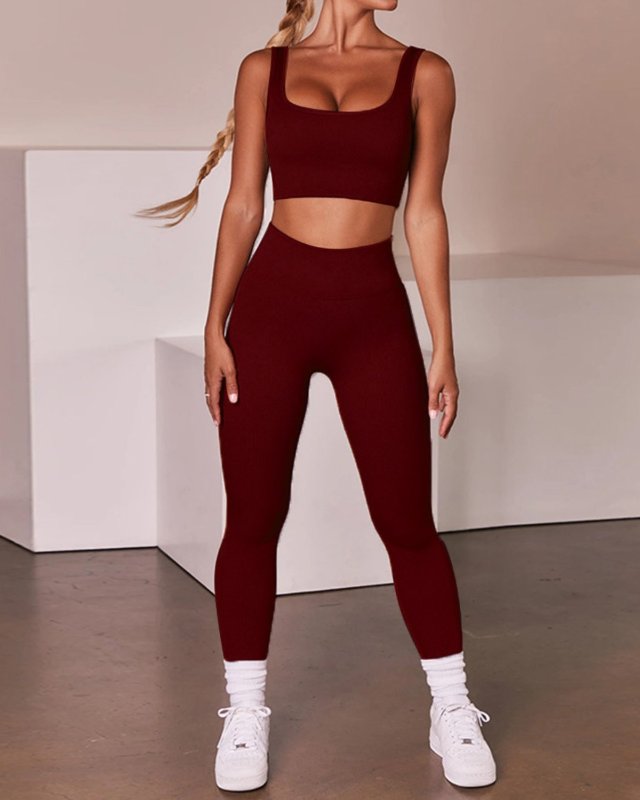 Tracksuit Seamless Yoga Set — yoga sets development style SD-0210