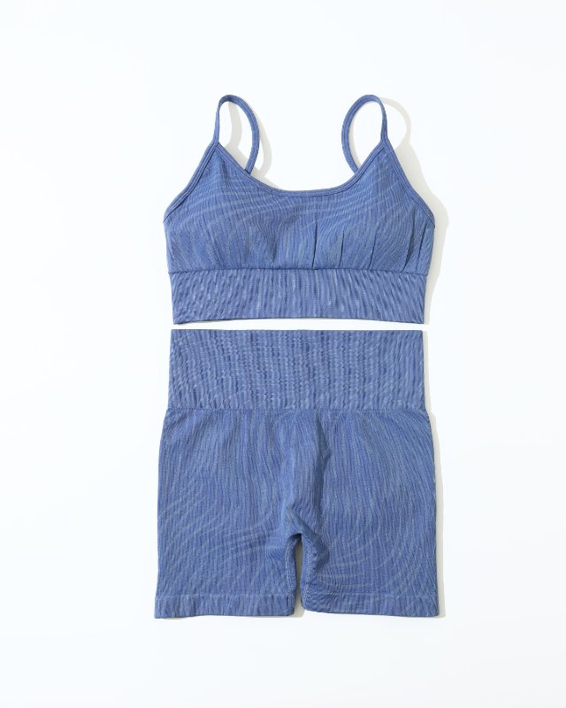 Seamless High-Rise Cami Sports Bra — yoga sets development style SD-0220