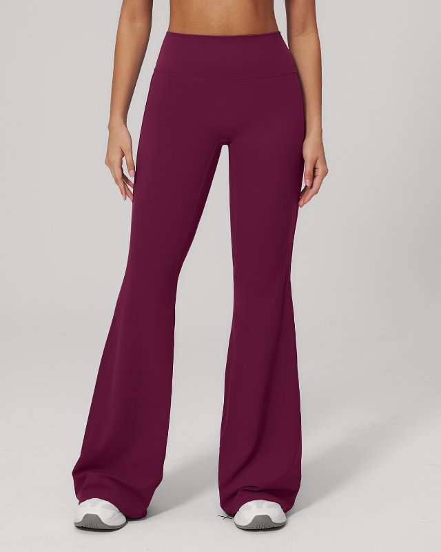High-Rise Brushed Flared Leggings — leggings development style SD-0349
