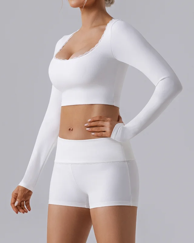 Ribbed Quick-Dry Training Top — bras & tops development style SD-0434