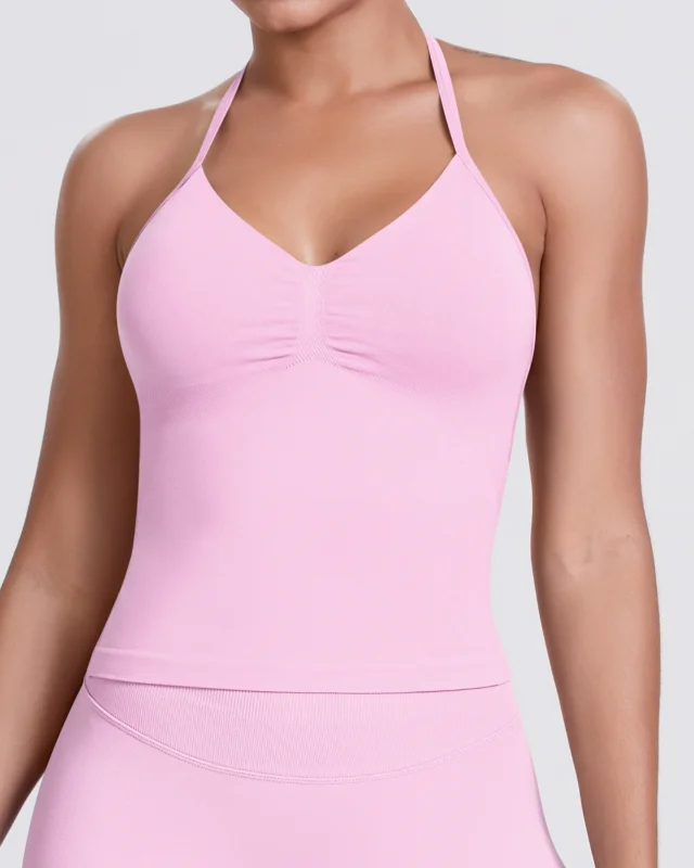 Seamless Open-Back Tank Top — bras & tops development style SD-0443